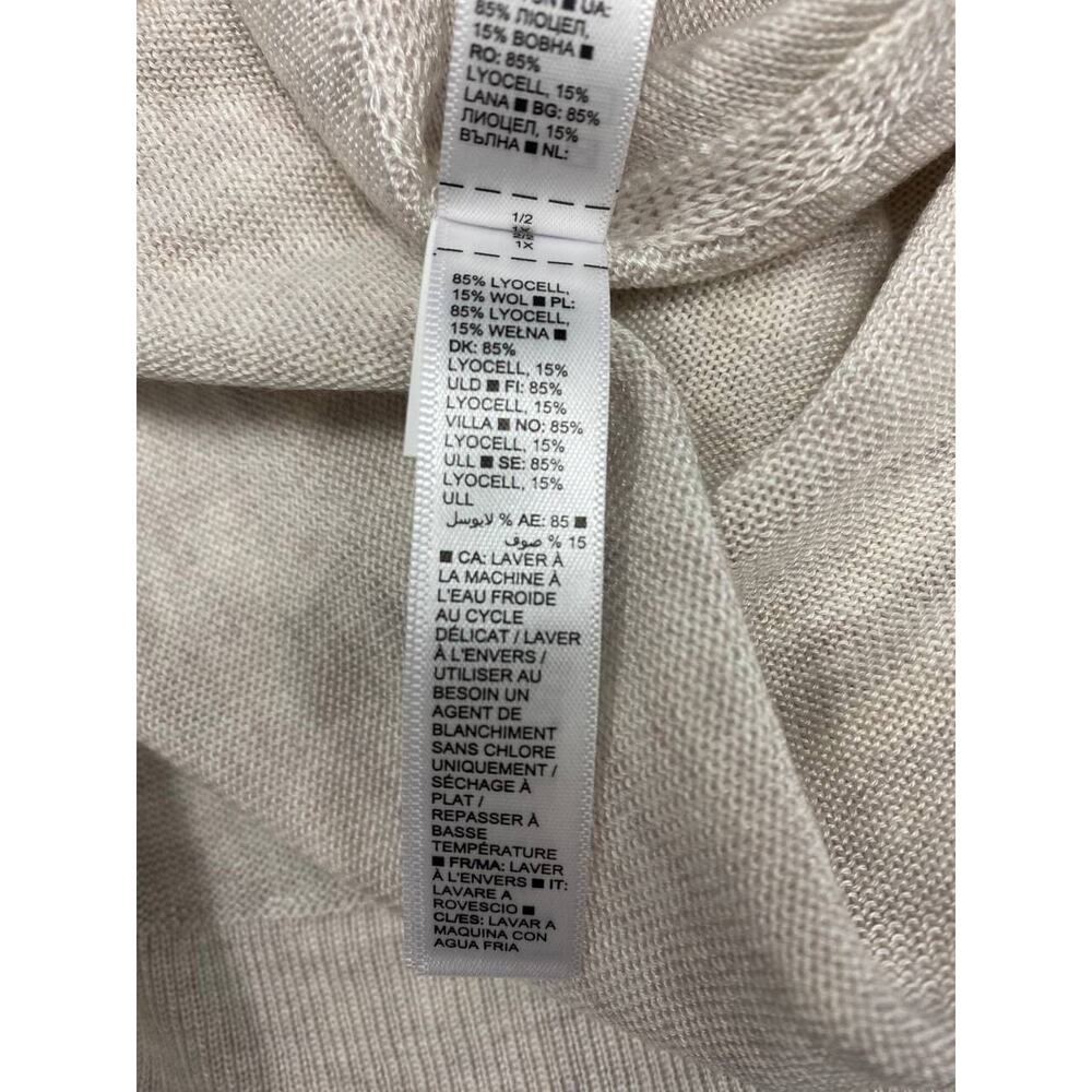 Athleta Womens Vneck Tank Top Daydream Sweater Length Beige Size 1X A000041 - Picture 7 of 9